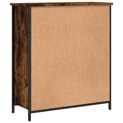 vidaXL Credenza Rovere Fumo 70x30x80 cm in Legno Multistrato