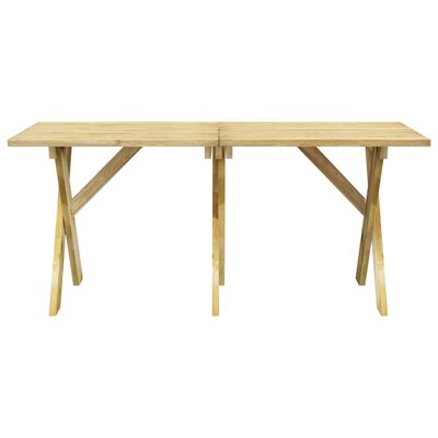 vidaXL Set da Pranzo da Giardino 5 pz in Legno di Pino Impregnato