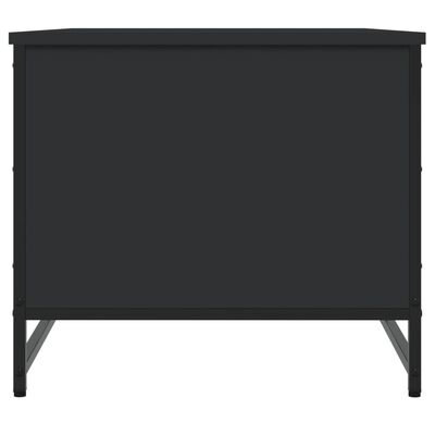 vidaXL Tavolino da Salotto Nero 85,5x51x45 cm in Legno Multistrato