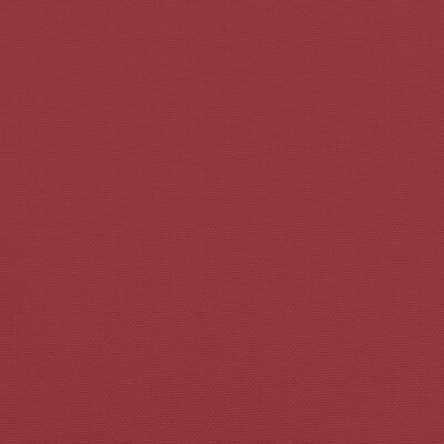 vidaXL Cuscini per Panca 2 pz Rosso Vino 100x50x7cm in Tessuto Oxford