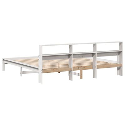 vidaXL Letto senza Materasso Bianco 180x200 cm Legno Massello di Pino