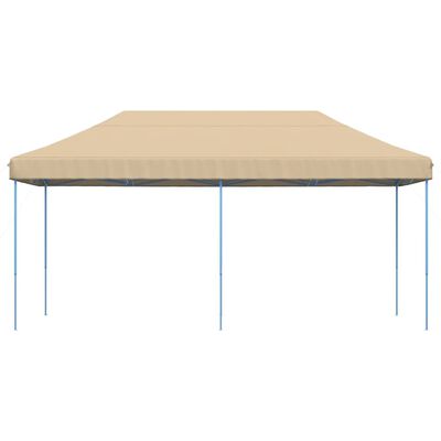 vidaXL Tenda da Festa Pieghevole Pop-Up Beige 580x292x315 cm