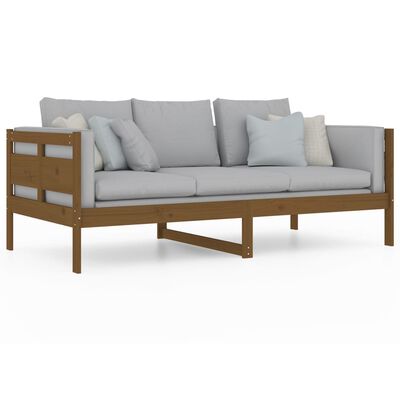 vidaXL Dormeuse Ambra in Legno Massello di Pino 90x190 cm