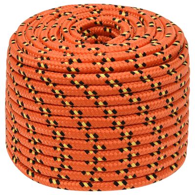 vidaXL Corda Nautica Arancione 14 mm 25 m in Polipropilene