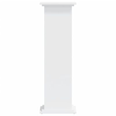 vidaXL Supporto per Piante Bianco 33x33x100 cm in Truciolato