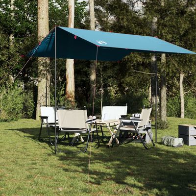 vidaXL Telone da Campeggio Blu 300x294 cm Impermeabile