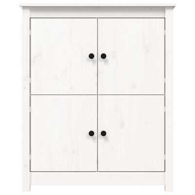 vidaXL Credenza Bianca 83x41,5x100 cm in Legno Massello di Pino