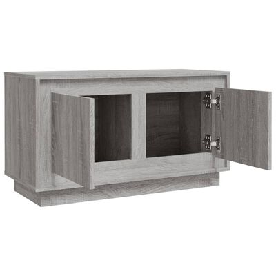 vidaXL Mobile Porta TV Grigio Sonoma 80x35x45 cm in Legno Multistrato