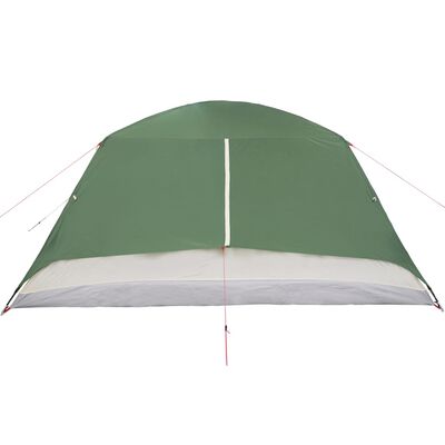 vidaXL Tenda da Campeggio a Cupola per 6 Persone Verde Impermeabile