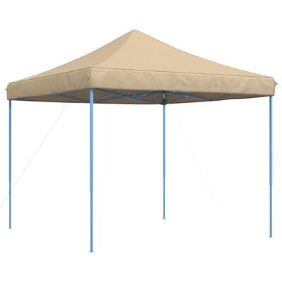 vidaXL Tenda da Festa Pieghevole Pop-Up Beige 292x292x315 cm