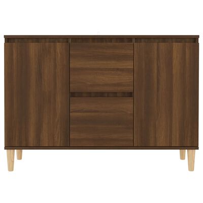 vidaXL Credenza Rovere Marrone 101x35x70 cm in Legno Ingegnerizzato