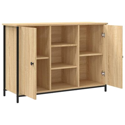 vidaXL Credenza Rovere Sonoma 100x35x70 cm in Legno Multistrato