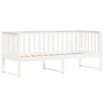 vidaXL Dormeuse senza Materasso Bianca 80x200 cm Legno Massello Pino