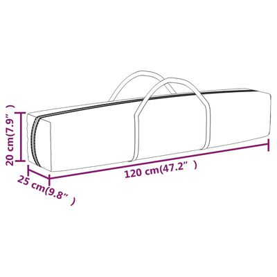 vidaXL Tenda per Feste Pieghevole Nera 2x2 m