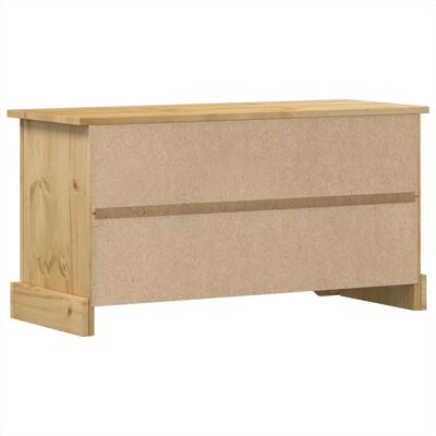 vidaXL Mobile Porta TV Corona 100x40x52 cm in Legno Massello di Pino