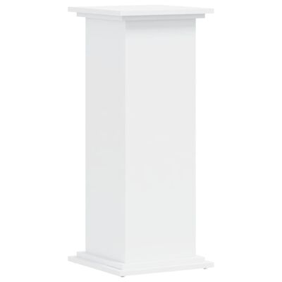 vidaXL Supporto per Piante Bianco 33x33x80 cm in Legno Multistrato