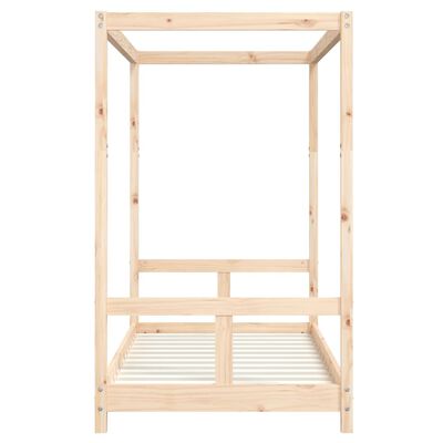 vidaXL Giroletto per Bambini 80x160 cm in Legno Massello di Pino