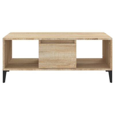 vidaXL Tavolino Salotto Rovere Sonoma 90x50x36,5 cm Legno Multistrato