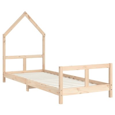 vidaXL Giroletto per Bambini 80x200 cm in Legno Massello di Pino