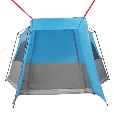 vidaXL Tenda da Campeggio da Auto per 4 Persone Blu Impermeabile