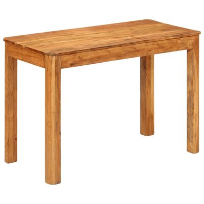 vidaXL Tavolo da Pranzo 110x55x76 cm Legno Massello di Acacia