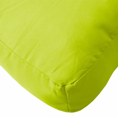 vidaXL Cuscino per Pallet Verde Brillante 60x60x12 cm in Tessuto