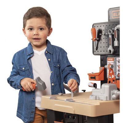 Smoby Banco da Lavoro Mega per Bambini BLACK+DECKER