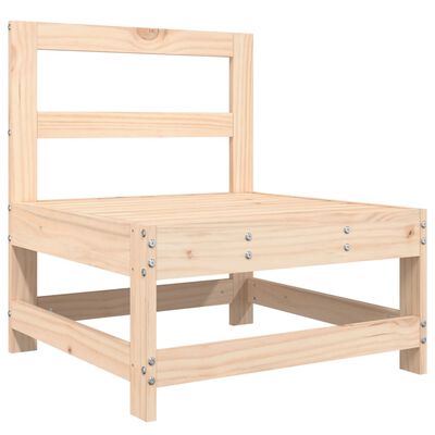 vidaXL Set Salotto da Giardino 6 pz in Legno Massello di Pino