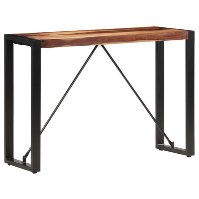 vidaXL Tavolo Consolle 110x35x76 cm in Legno Massello di Sheesham