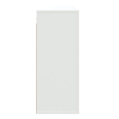 vidaXL Mobile a Parete Bianco 80x33x80 cm in Legno Multistrato