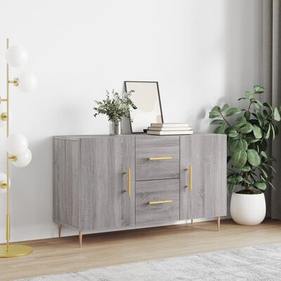 vidaXL Credenza Grigio Sonoma 100x36x60 cm in Legno Multistrato