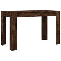 vidaXL Tavolo da Pranzo Rovere Fumo 120x60x76 cm Legno Multistrato