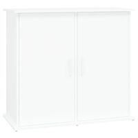 vidaXL Supporto per Acquario Bianco 81x36x73 cm in Legno Multistrato