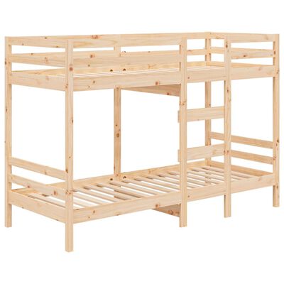 vidaXL Letto a Castello senza Materasso 90x190 cm Legno di Pino