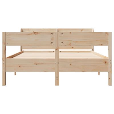 vidaXL Letto senza Materasso 150x200 cm in Legno Massello di Pino