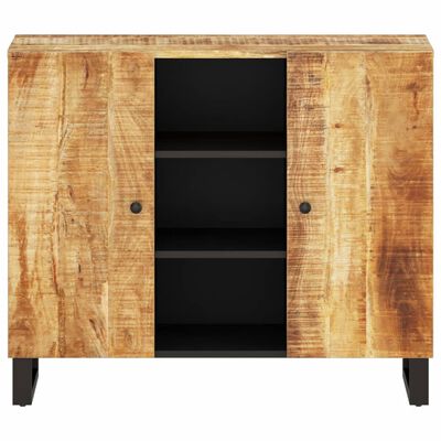 vidaXL Credenza con 2 Ante 90x33x75 cm in Legno Massello di Mango