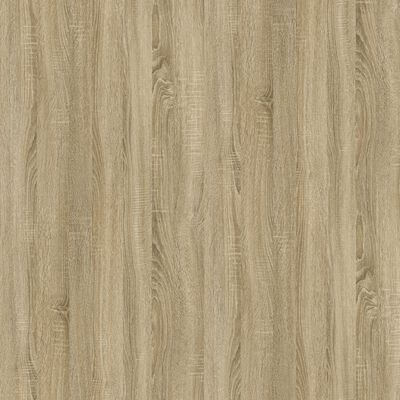 vidaXL Tavolino Rovere Sonoma 80x45x45 cm in Legno Multistrato e Ferro