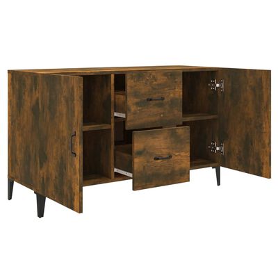 vidaXL Credenza Rovere Fumo 100x36x60 cm in Legno Multistrato