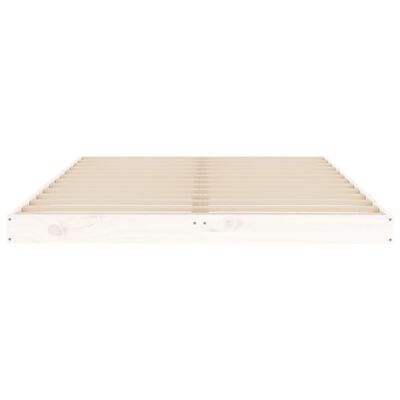 vidaXL Letto senza Materasso Bianco 120x190 cm Legno Massello di Pino