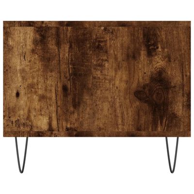 vidaXL Tavolino da Salotto Rovere Fumo 102x50x40 cm Legno Multistrato