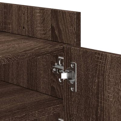 vidaXL Mobile TV Rovere Marrone 100x35x40 cm in Legno Multistrato