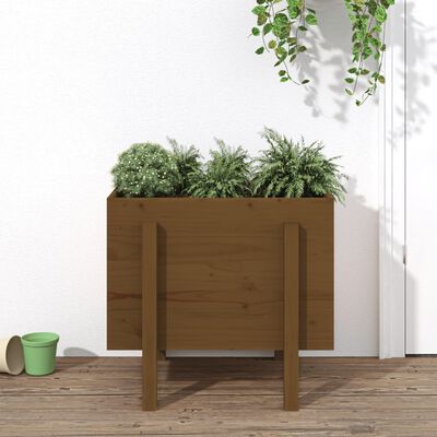 vidaXL Fioriera da Giardino Ambra 62x50x57 cm Legno Massello di Pino