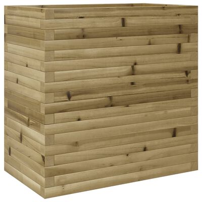 vidaXL Fioriera da Giardino 70x40x68,5 cm in Legno di Pino Impregnato