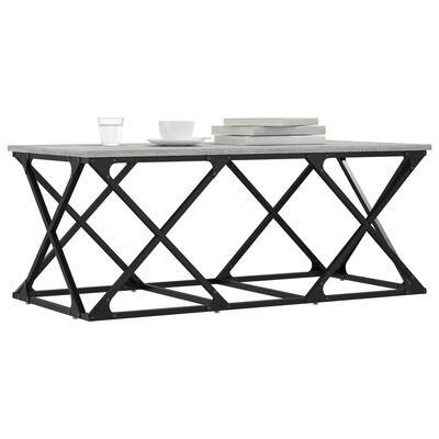 vidaXL Tavolino da Salotto Grigio Sonoma 100x49x40cm Legno Multistrato