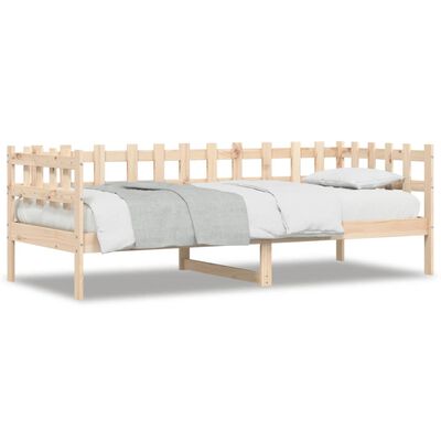 vidaXL Dormeuse senza Materasso 90x200 cm in Legno Massello di Pino