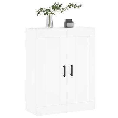 vidaXL Mobile a Parete Bianco 69,5x34,90 cm in Legno Multistrato