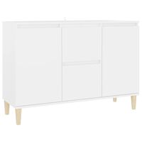 vidaXL Credenza Bianca 101x35x70 cm in Legno Multistrato