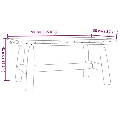 vidaXL Set Divani da Giardino 4 pz in Legno Massello di Abete