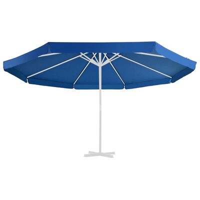 vidaXL Telo di Ricambio per Ombrellone Azzurro 300 cm
