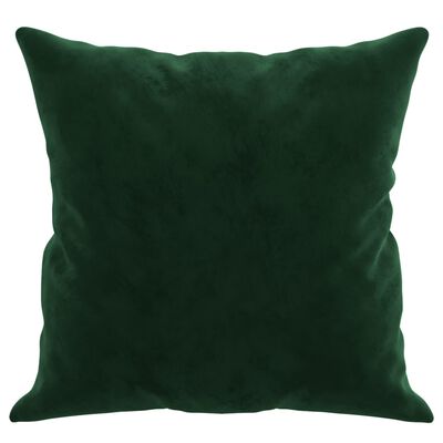 vidaXL Cuscini Decorativi 2 pz Verde Scuro 40x40 cm in Velluto